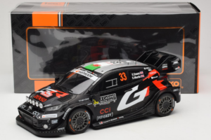 Toyota GR Yaris WRC #33 E. Evans / S. Martin Rally Monte Carlo 2025 IXO 1:18 18RMC229B Metāls — attēls 6 no 6
