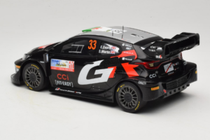 Toyota GR Yaris Rally1 #33 E. Evans / S. Martin Rally Japan Winner 2024 IXO 1:18 18RMC227 Metāls — attēls 5 no 6