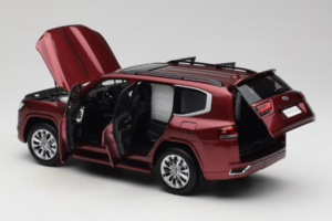 Toyota Land Cruiser LC300 ZX Sarkans LCD 1:18 LCD18013-ZX-RE Metāls — attēls 5 no 8