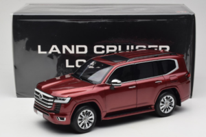 Toyota Land Cruiser LC300 ZX Sarkans LCD 1:18 LCD18013-ZX-RE Metāls — attēls 8 no 8