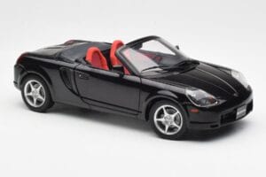 Toyota MR2 Spyder W30 Melns LHD AUTOart 1:18 78714 Metāls — attēls 6 no 8