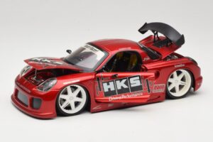 Toyota MR2 Spyder ZZW30 Tuned Sarkans Jada 1:18 63194 Metāls — attēls 2 no 8