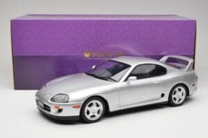 Toyota Supra A80 Sudrabs Kyosho 1:12 KSR12006S Sveķi — attēls 6 no 6