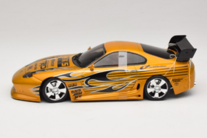 Toyota Supra A80 Zeltainis Tunerz Edition Hot Wheels 1:18 B6091 Metāls — attēls 4 no 7