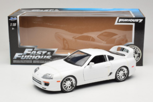 Toyota Supra Mk4 Balts Fast & Furious Jada 1:18 97509 Metāls — attēls 6 no 6