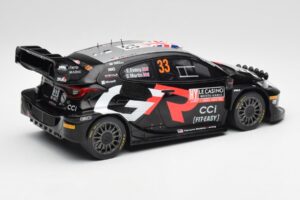 Toyota Yaris Rally1 WRC #33 E. Evans / S. Martin Rally Monte Carlo Night Version 2024 IXO 1:18 18RMC197 Metāls — attēls 2 no 6