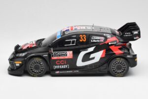 Toyota Yaris Rally1 WRC #33 E. Evans / S. Martin Rally Monte Carlo Night Version 2024 IXO 1:18 18RMC197 Metāls — attēls 3 no 6