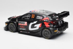 Toyota Yaris Rally1 WRC #33 E. Evans / S. Martin Rally Monte Carlo Night Version 2024 IXO 1:18 18RMC197 Metāls — attēls 5 no 6