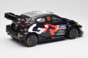 Toyota Yaris Rally1 WRC #33 E. Evans / S. Martin Rally Sweden 2024 IXO 1:18 18RMC200 Metāls — attēls 2 no 6