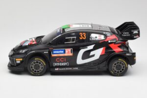 Toyota Yaris Rally1 WRC #33 E. Evans / S. Martin Rally Sweden 2024 IXO 1:18 18RMC200 Metāls — attēls 3 no 6