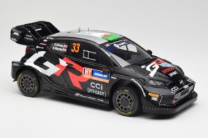 Toyota Yaris Rally1 WRC #33 E. Evans / S. Martin Rally Sweden 2024 IXO 1:18 18RMC200 Metāls — attēls 4 no 6