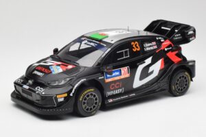 Toyota Yaris Rally1 WRC #33 E. Evans / S. Martin Rally Sweden 2024 IXO 1:18 18RMC200 Metāls