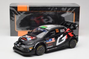 Toyota Yaris Rally1 WRC #33 E. Evans / S. Martin Rally Sweden 2024 IXO 1:18 18RMC200 Metāls — attēls 6 no 6