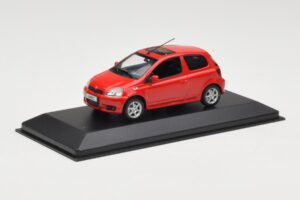 Toyota Yaris TS Sarkans Minichamps 1:43 430166062 Metāls — attēls 2 no 4