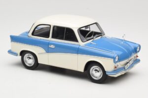 Trabant P50 Gaiši Zils Krēmkrāsa BoS Models 1:18 BOS035 Sveķi — attēls 4 no 6