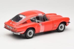 Triumph GT6 Mk3 Sarkans Sun Star 1:18 1056 Metāls — attēls 2 no 6