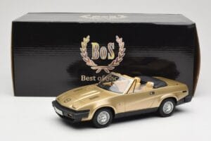 Triumph TR7 DHC Zelts BoS Models 1:18 BOS221 Sveķi — attēls 6 no 6