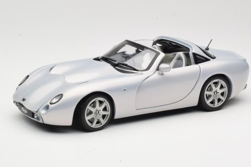 TVR Tuscan Mk2 Sudrabs Sun Star 1:18 4462 Metāls