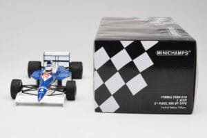 Tyrrell Ford 018 #4 J. Alesi 2nd Place USA GP 1990 Minichamps 1:18 110900004 Metāls — attēls 6 no 6