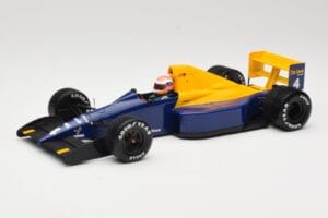 Tyrrell Ford 018 #4 J. Herbert Belgian GP 1989 Minichamps 1:18 110891104 Metāls