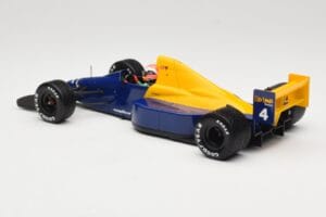 Tyrrell Ford 018 #4 J. Herbert Belgian GP 1989 Minichamps 1:18 110891104 Metāls — attēls 5 no 6
