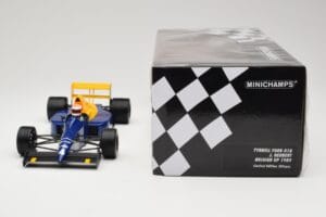 Tyrrell Ford 018 #4 J. Herbert Belgian GP 1989 Minichamps 1:18 110891104 Metāls — attēls 6 no 6