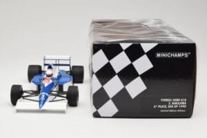 Tyrrell Ford 018 #4 S. Nakajima 6th Place USA GP 1990 Minichamps 1:18 110900003 Metāls — attēls 6 no 6