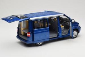 Volkswagen California T4 Ravenna Blue Metallic Norev 1:18 188607 Metāls — attēls 2 no 8