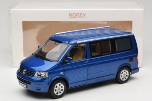 Volkswagen California T4 Ravenna Blue Metallic Norev 1:18 188607 Metāls — attēls 8 no 8