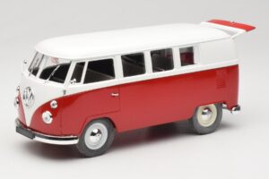 Volkswagen Combi T1 Sarkans & Balts Solido 1:18 8031 Metāls — attēls 2 no 8