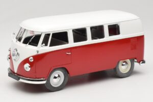 Volkswagen Combi T1 Sarkans & Balts Solido 1:18 8031 Metāls