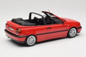 Volkswagen Golf Kabriolets Mk3 Sarkans Norev 1:18 188433 Metāls — attēls 2 no 6