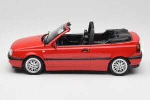 Volkswagen Golf Kabriolets Mk3 Sarkans Norev 1:18 188433 Metāls — attēls 3 no 6
