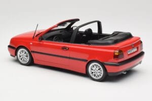 Volkswagen Golf Kabriolets Mk3 Sarkans Norev 1:18 188433 Metāls — attēls 5 no 6