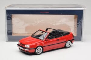 Volkswagen Golf Kabriolets Mk3 Sarkans Norev 1:18 188433 Metāls — attēls 6 no 6
