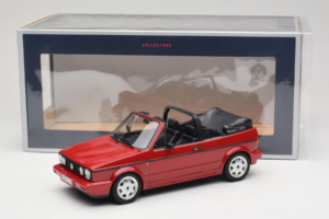 Volkswagen Golf Mk1 Kabriolets Sarkans Norev 1:18 188626 Metāls — attēls 6 no 6