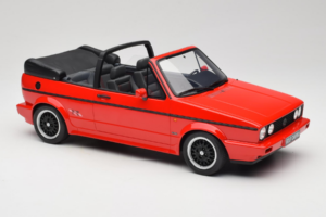 Volkswagen Golf Mk1 Kabriolets Sportline Sarkans Otto 1:12 G095 Sveķi — attēls 4 no 6