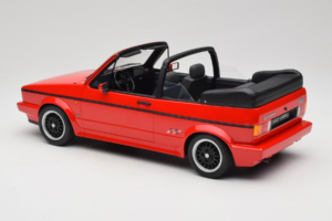 Volkswagen Golf Mk1 Kabriolets Sportline Sarkans Otto 1:12 G095 Sveķi — attēls 5 no 6