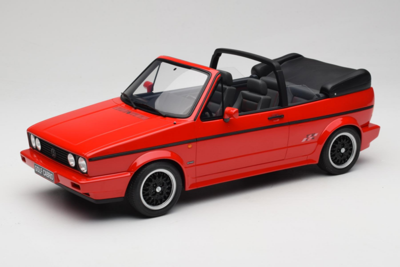 Volkswagen Golf Mk1 Kabriolets Sportline Sarkans Otto 1:12 G095 Sveķi