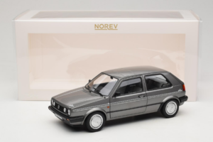 Volkswagen Golf Mk2 Champion Pelēks Metallic Norev 1:18 188564 Metāls — attēls 8 no 8