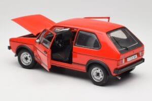 Volkswagen Golf GTI Mk1 Sarkans Solido 1:18 8166 Metāls — attēls 5 no 8