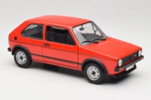 Volkswagen Golf GTI Mk1 Sarkans Solido 1:18 8166 Metāls — attēls 6 no 8