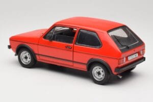 Volkswagen Golf GTI Mk1 Sarkans Solido 1:18 8166 Metāls — attēls 7 no 8
