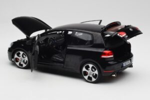 Volkswagen Golf GTI Mk6 Melns Norev 1:18 188502 Metāls — attēls 5 no 8