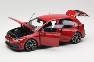 Volkswagen Golf GTI Mk8 Tornado Red Norev 1:18 188595 Metāls — attēls 2 no 8