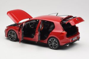Volkswagen Golf GTI Mk8 Tornado Red Norev 1:18 188595 Metāls — attēls 5 no 8