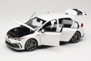 Volkswagen Golf GTI Mk8 White Metallic Norev 1:18 188593 Metāls — attēls 2 no 8