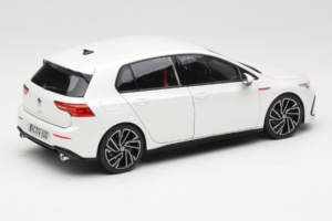 Volkswagen Golf GTI Mk8 White Metallic Norev 1:18 188593 Metāls — attēls 3 no 8