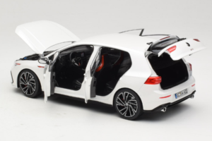 Volkswagen Golf GTI Mk8 White Metallic Norev 1:18 188593 Metāls — attēls 5 no 8