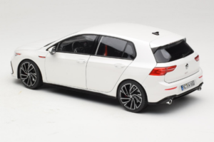 Volkswagen Golf GTI Mk8 White Metallic Norev 1:18 188593 Metāls — attēls 7 no 8